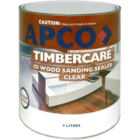 Apco Timbercare Instant Dry Sanding Sealer Clear Spray 4L